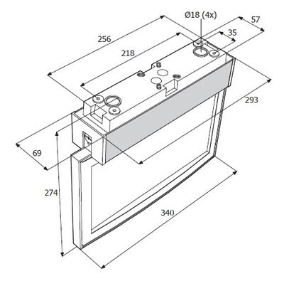 Smart frame 4 LED - normal face