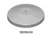 Circular concrete base with M16 insert