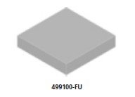 Square concrete base 300 x 300 x 60 mm