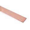 Tinned hard drawn copper bar 50 x 6 mm 2.67 kg/m