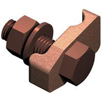 Tower earth clamp 25-50 mm? 10 mm M10 Copper 0.08 kg