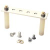 Combined mounting and earthing kit with 8 mounting positions