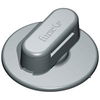 Solvent weldable DC tape clip (branded) 25 x 3 mm Grey 0.03 kg