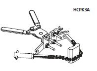 Handle clamp With chain grip, two part moulds (Price Key 3)