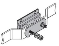 Swan-neck link tinned copper earth bar 400 mm 50 mm 36 mm 0.42 kg