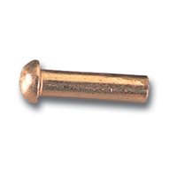 RV110-5X20MM COPPER ROUND HEAD RIVET