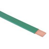 PVC covered copper tape 25 x 3 mm 0.77 kg/m 50 m Green