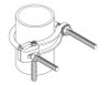 Pipe clamp 6" 150 mm 25-95 mm? 0.8 kg