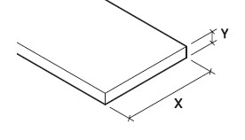 Tinned hard drawn copper bar 75 x 6 mm 4.00 kg/m