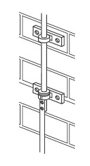 BR005-15MM ALUMINIUM ROD BRACKETS