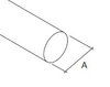 PVC covered aluminium solid circular Brown 8 mm 50.27 mm? 0.18 kg/m 50 m