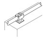 Non-metallic push-in clip 10 mm* White 0.01 kg