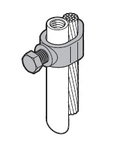 G6 3/4" COPPER ALLOY GROUND CLAMP