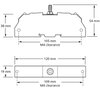 Protector for twisted pair data communication or signal lines of up to 50V