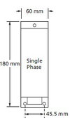 Enhanced protector for single phase supplies of 232-350 volts