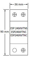 Enhanced single phase prot for Level III/IV LPS sys for 240 V TNC