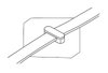 FP045 FELT PAD FOR 25X3MM PVC STONE