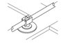 Glue down push-in clip 8 mm Brown 0.03 kg