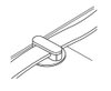 Heat weldable clips for polyethylene roofing (branded) 25x3mm 0.03kg grey