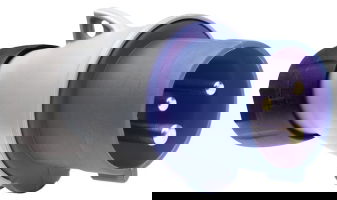 IP44 2P+E straight plug,16A 230V