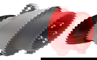 IP44 3PN+E straight plug,32A 400V