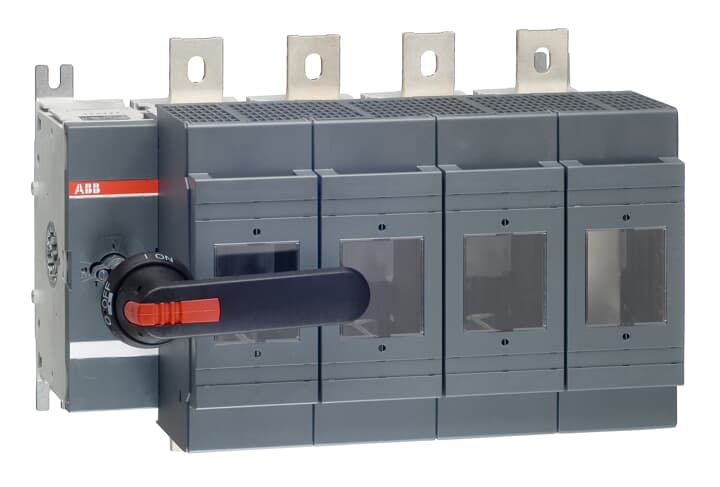 800A 4P DIN Switch fuse mech lft