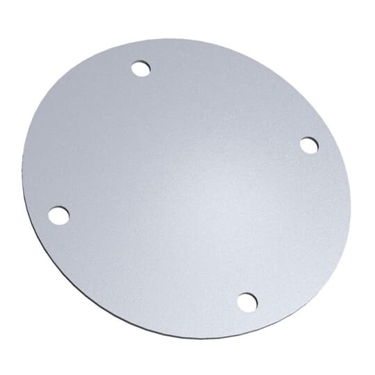 S341ER ROUND BLANK OUTDOOR COVER SILVER