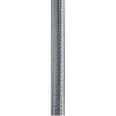 Steel conduit with tinned copper overbraid 40mm Silver