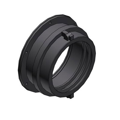 FITTING PA6 NW125 FLANGE GRY