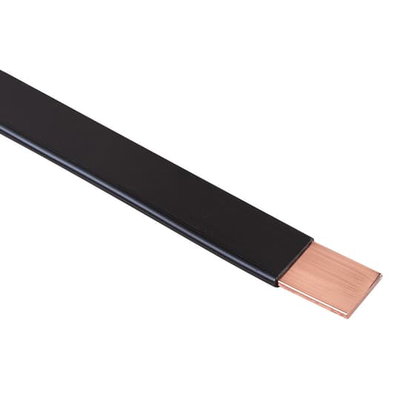 PVC covered copper tape 25 x 3 mm 0.77 kg/m 50 m Green