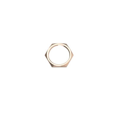 WHMM03-LOCKNUT 16mm NICKLE/BRASS