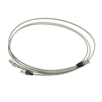 Splitter Patch Cord GG45 - 2xEthernet RJ45 Screened 5m LSZH Grey