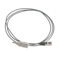 Voice 2 pairs Patch Cord 100 Ohm IDC - RJ45 Grey 3m