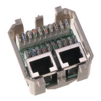 LANmark-5 Single Outlet 45x45 Unscreened White with Shutter