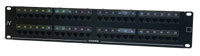 Essential 48 port PCB Patch Panel Rear Connection Black