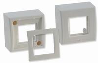 LANmark EU style 45 x 45 surface mount box white