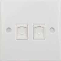 UWM RJ45 TWIN DATA SKT