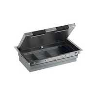 SSTEEL TRIM FLOORBOX 3COMP 70MM