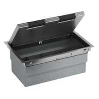 SSTEEL TRIM FLOORBOX 4COMP 130MM