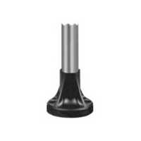 Grey Alu.100mmTube+FootMount