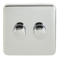 LSD 2 gang 2 way 100W LED Dimmer