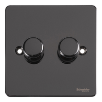 UFP 2G 2W 250W/VA M&LV DIMMER BN