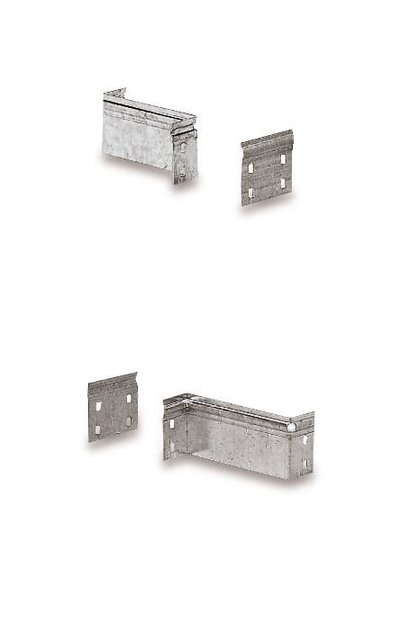 RACCORDO RIDUZIONE SX H75 RAL7035 150