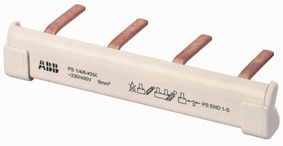 PS 1/4/6-KNX Barre di connessione, 1 fase, 4 contatti
