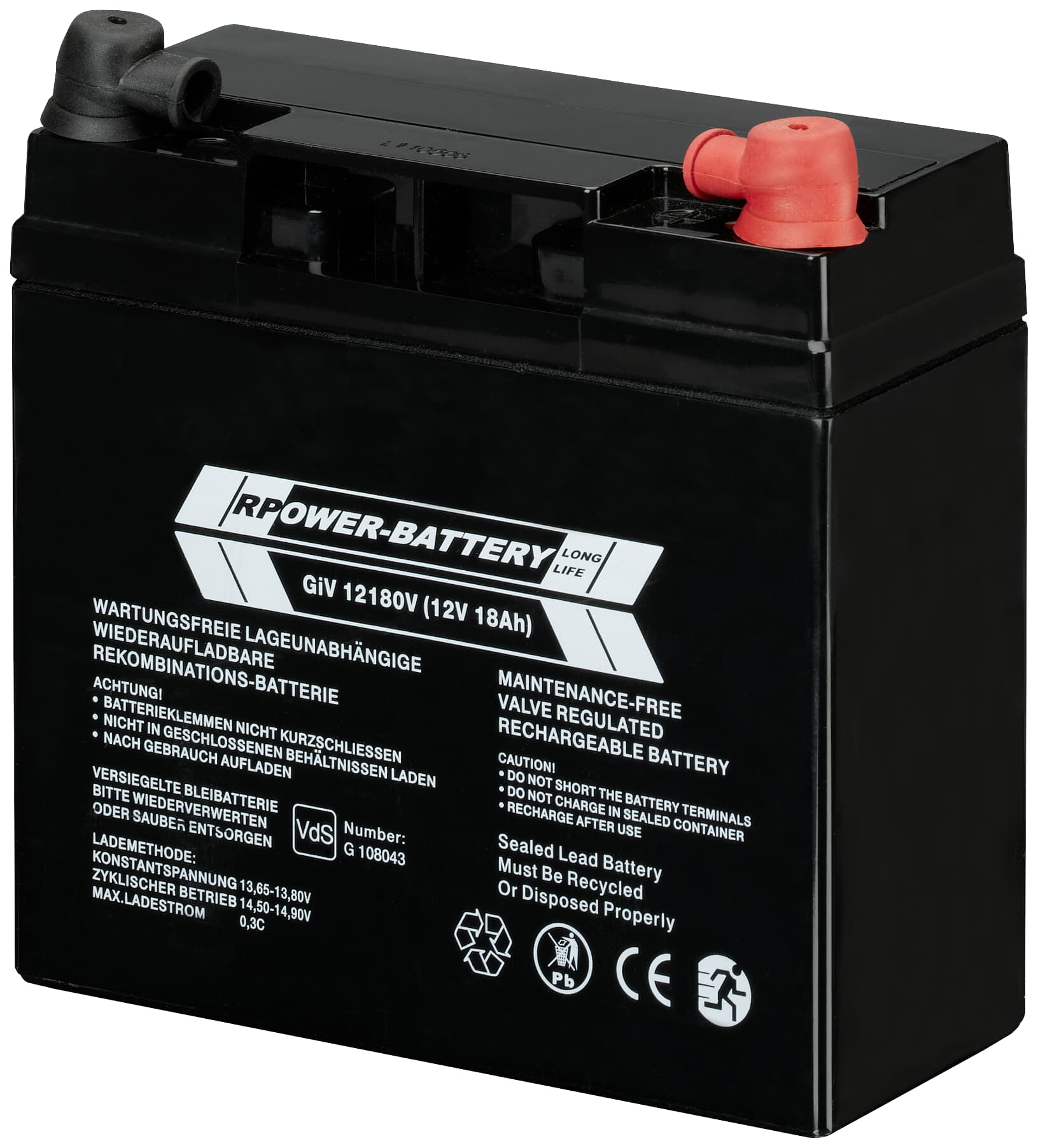 SAK17 Batteria al piombo sigillata, 12 V c.c., 18 Ah