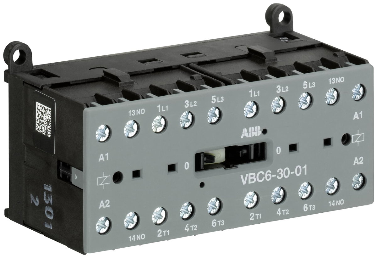 Minicontattori VBC6 48 V DC - 3 NO - 0 NC - Screw Terminals