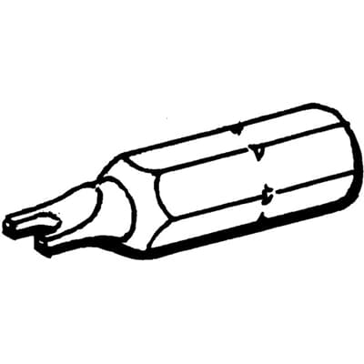 Bit anti-tamper screw PLC, relè, dispositivi, sistemi e barriere di sicurezza