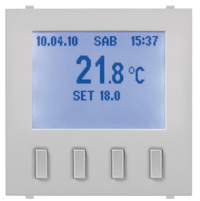 Termostati e Cronotermostati Heater 0gang Button Bianco - Mylos