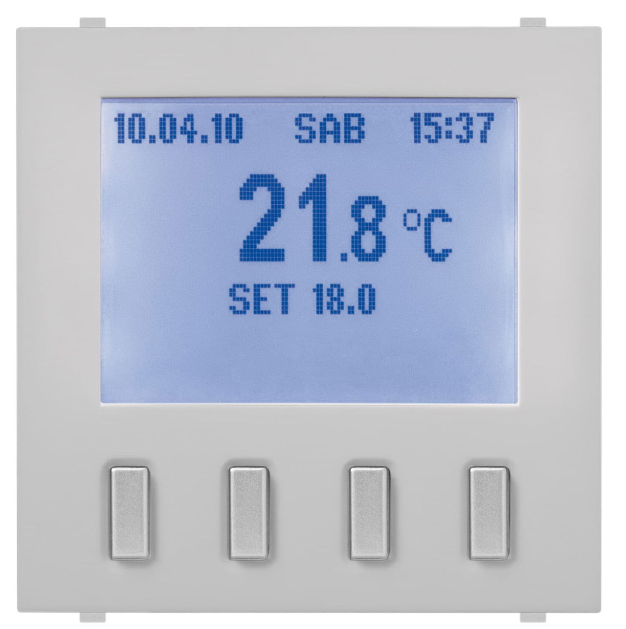 Termostati e Cronotermostati Heater 0gang Button Bianco - Mylos
