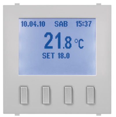 Termostati e Cronotermostati Heater 0gang Button Bianco - Mylos